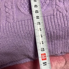 パープルのセーターFreeサイズの画像