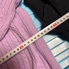 パープルのセーターFreeサイズの画像