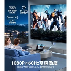 HDMI 無線 ワイヤレス hdmi 送受信機セット 0.03秒超低遅延の画像