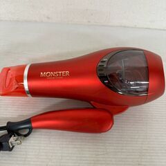 【KOIZUMI】 小泉 コイズミ ドライヤー KHD-W740 レッド 2020年製 動作確認済み モンスター 大風量 速乾 A0943の画像