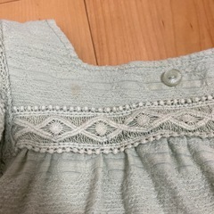 ミントグリーン ノースリーブチュニック 130の画像