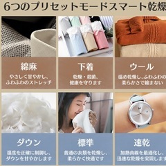 【美品 】電気衣類乾燥機（ホワイト）の画像