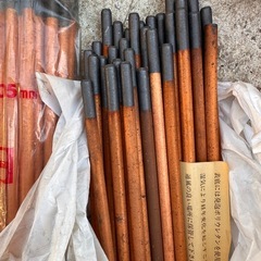 【引取歓迎】ガウジングカーボン 8mm×305mm 炭棒 ジャンク扱いの画像