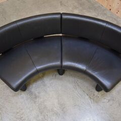 ≪yt1940ジ≫ himolla/ヒモラ ラウンドダイニングベンチソファ 中古家具/宮城県仙台市 リユースストレージ仙台 70604-08の画像