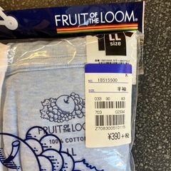 M2511-434 Ｖネック Tシャツ 半袖 LLサイズ 2枚セット 未使用品 保管汚れ有りの画像