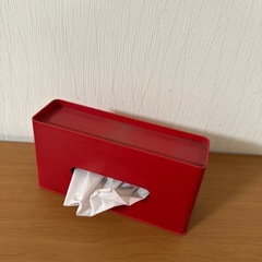 縦置き小物置付ティッシュケース+１箱おまけの画像