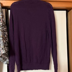 美品UNIQLOウールVセーターLサイズの画像