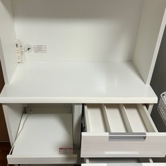 ニトリ　食器棚　ホワイト　禁煙　ペットなしの画像