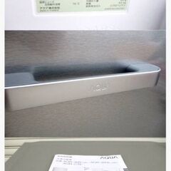 【 美品　3ヵ月保証 】高年式　2023年製　アクア　3ドア　冷蔵庫　AQR-27N　動作良好　272L　真ん中野菜室　グリップハンドル　AQUA　566ZSの画像