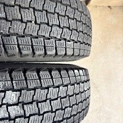 中古ハイエース用スタッドレス　鉄ホイール4本セットの画像