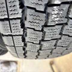 中古ハイエース用スタッドレス　鉄ホイール4本セットの画像