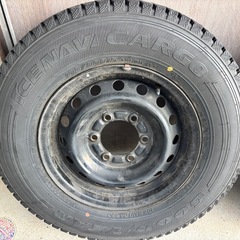 中古ハイエース用スタッドレス　鉄ホイール4本セットの画像