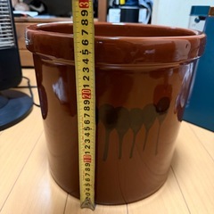 2回使用、漬け物の壺の大ですの画像