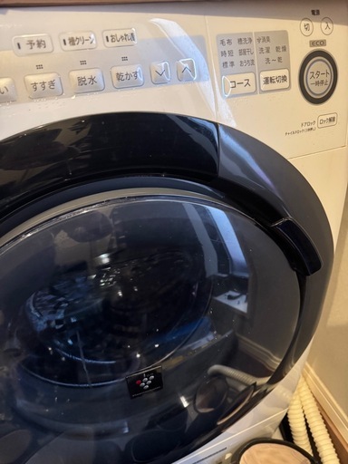 SHARPドラム式洗濯乾燥機