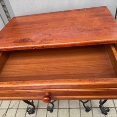 【数日中に取りに来られる方】猫脚ドレッサー＆椅子【汚れあり】の画像