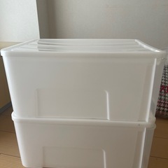 クローゼットケース2個セット売りの画像