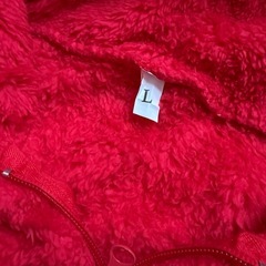 テレタビーズ  着ぐるみ パジャマ  ピクミン 赤　レッド　 Lサイズの画像