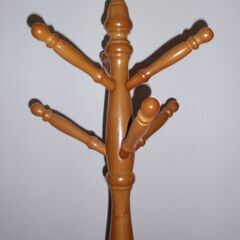 木製 コートハンガーの画像