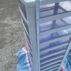 書類ケース10段 キャスター付き レターケース　棚 事務所 引き出しの画像