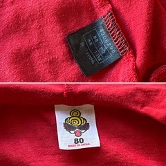 ヒステリックミニ　デビルパーカー　80サイズ　赤の画像