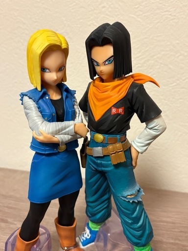 ドラゴンボール一番くじ　　人造人間17号　人造人間18号　セット