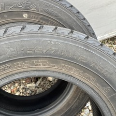 155/70R12 スタッドレスタイヤ　２本
の画像