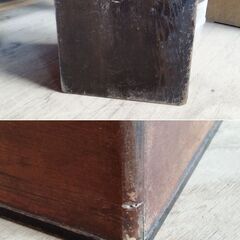 レトロ 木製 扇風機台 飾り台 鉢台 古道具　/TJ-2670 2Fの画像