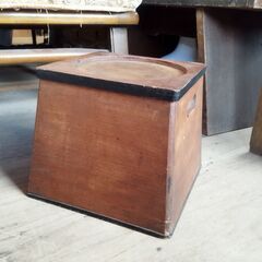 レトロ 木製 扇風機台 飾り台 鉢台 古道具　/TJ-2670 2Fの画像