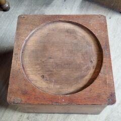 レトロ 木製 扇風機台 飾り台 鉢台 古道具　/TJ-2670 2Fの画像