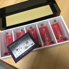 新品HOYAクリスタルグラス5個セットの画像