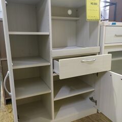 ジャングル×2和泉大型良品館 　レンジ台　ニトリ　ブリエ　キッチン　収納【R-294】の画像