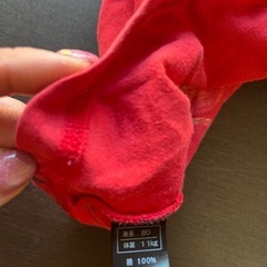 ヒステリックミニ　ロンT　80サイズ　赤の画像