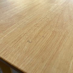 木製ダイニングテーブル&ベンチチェア2脚セットの画像