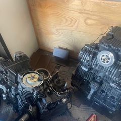 xjr400 4HM エンジン2機の画像