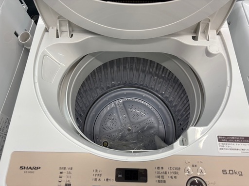 【ジャングル深井店】★洗濯機 シャープ ES-GE6G 6.0kg 2023年製 家電 堺市（中区 堺区 西区 東区 南区） 和泉市 河内長野市 富田林市 松原市 狭山市 深井【FU2952】
