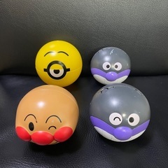 アンパンマン　バイキンマン　ミニオン　人形の画像