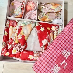 七五三　女の子着物9点セットの画像