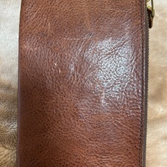 GANZOガンゾSACCHETTO2 (サケット2)ポーチ(L)ポーチバッグインポーチバッグインバッグクラッチバッグセカンドバッグイブニングバッグポシェット財布さいふサイフウォレットブラウン茶色系 レザー牛革本革日本製ユニセックス男女兼用メンズmen男性用紳士の画像