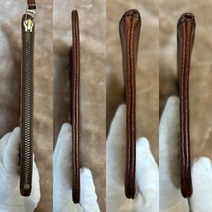 GANZOガンゾSACCHETTO2 (サケット2)ポーチ(L)ポーチバッグインポーチバッグインバッグクラッチバッグセカンドバッグイブニングバッグポシェット財布さいふサイフウォレットブラウン茶色系 レザー牛革本革日本製ユニセックス男女兼用メンズmen男性用紳士の画像