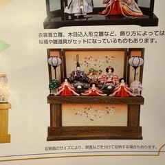 お雛様セットの画像