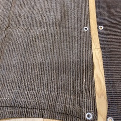 日よけシェード 茶色180㎝×180㎝の画像