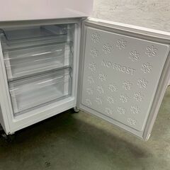 【Haier】 ハイアール 2ドア ノンフロン冷凍冷蔵庫 JR-NF148CK 動作確認済み 148L キッチン 2023年製 ホワイト A0946の画像