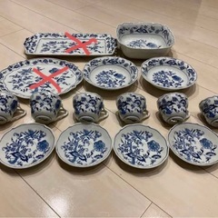 ブルーダニューブ　食器　15個セットの画像