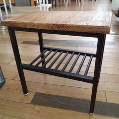 ★リユースのサカイつくば店★TK7459  サイドテーブル ナチュラル H45×D31×W45 クリーニング済みの画像