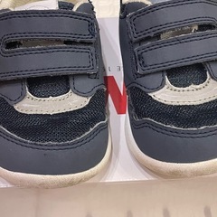 【差し上げます】IFME イフミー キッズシューズ 14cm 黄色&ネイビー 2足セットの画像