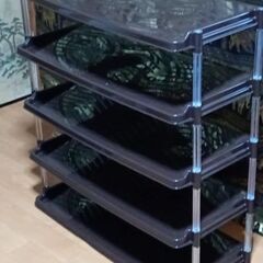 5段シューズラック の画像