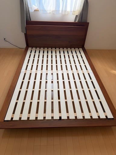 ★美品★ニトリ すのこダブルベッドフレーム
