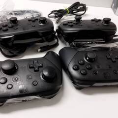 【良品】Nintendo Switch Pro コントローラー 4セット (HAC-013)の画像