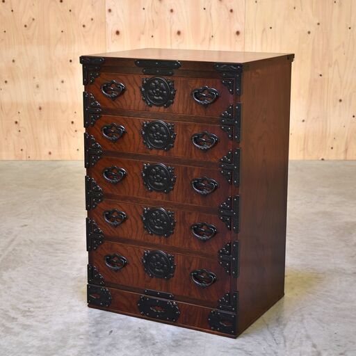 ≪yt2014ジ≫ 岩谷堂箪笥 桜木作 チェスト60 5段5杯 中古家具 リユースストレージ仙台 70822-07