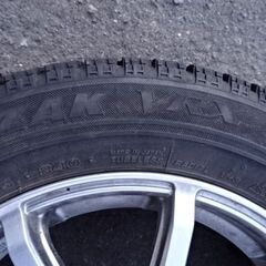 【恵庭】ブリヂストン　スタッドレスタイヤ+アルミホイール　VRX　185/60R15　20年製の画像